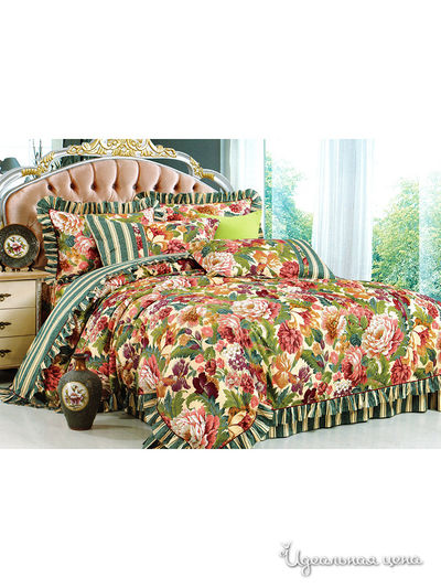Комплект постельного белья, 1,5 - спальный Текстильный каприз, цвет мультиколор
