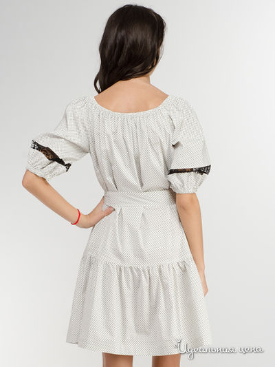 Платье Maria rybalchenko, цвет белый, черный