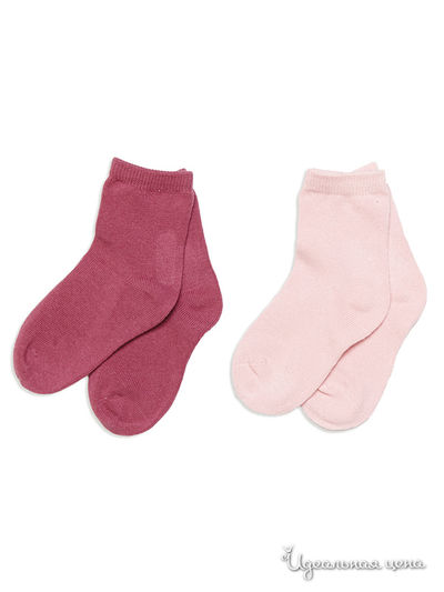 Носки, 2 шт. PlayToday детские, цвет малиновый, розовый