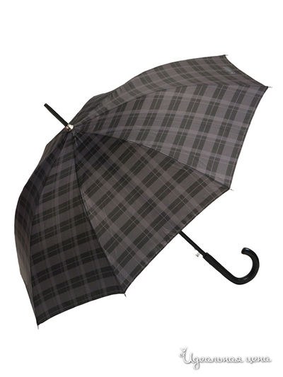 Зонт Isotoner, цвет черный, серый