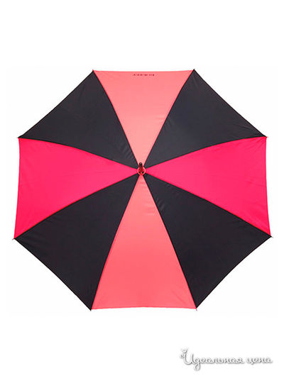Зонт Isotoner, цвет красный, черный