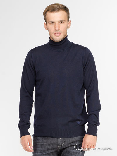 Пуловер Emporio Armani, цвет темно-синий