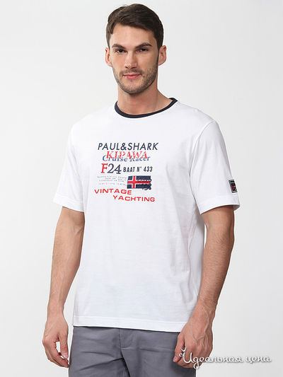 Футболка Paul & Shark, цвет белый