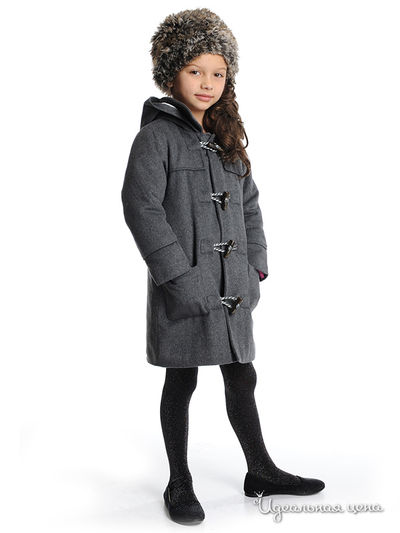 Пальто Appaman для девочки, цвет темно-серый