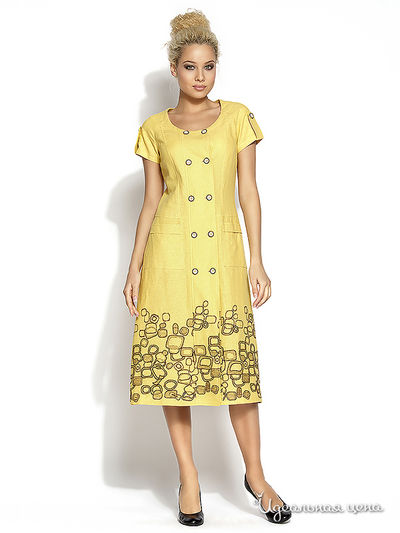 Платье D'Imma, цвет желтый