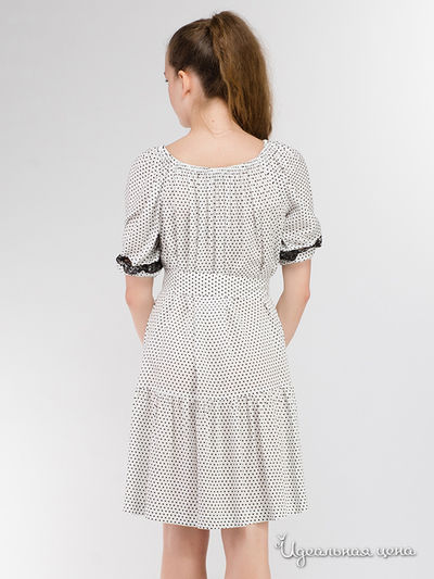 Платье Maria rybalchenko, цвет молочный, черный