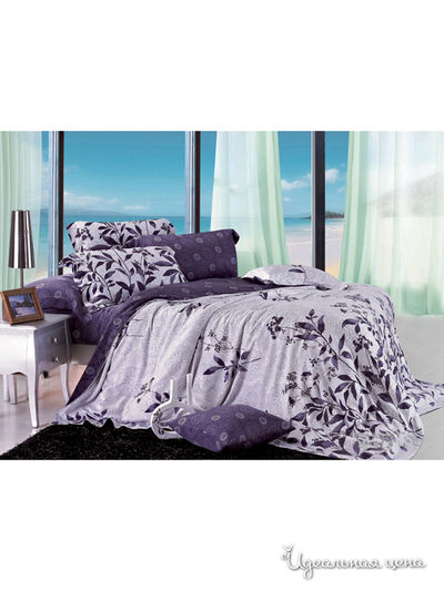 Комплект постельного белья Евро Shinning Star, цвет violet