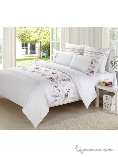 Комплект постельного белья 1,5-спальный Фаворит-Текстиль, цвет белый