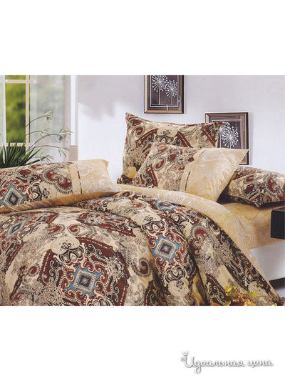 Комплект постельного белья 2-х спальный Shinning Star &quot;Марокко&quot;, цвет желтый, бежевый