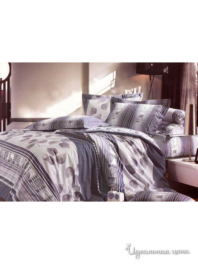 Комплект постельного белья 1,5-спальный Shinning Star &quot;Остин&quot;, цвет бежевый, серый