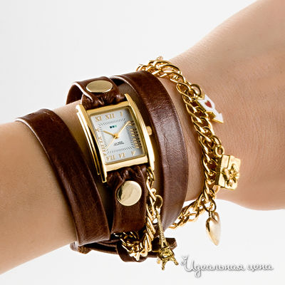 Часы La Mer женские, цвет золото / коричневый