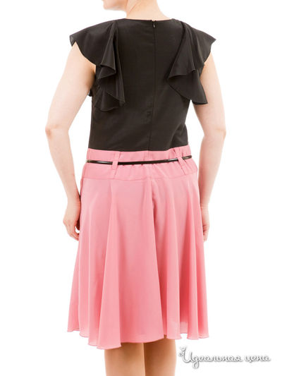 Платье Prima Linea, цвет черный, розовый