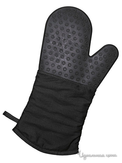 Перчатка-прихватка с защитой из силикона Lurch, цвет черный