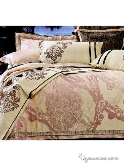 Комплект постельного белья евро Текстильный каприз, цвет мультиколор