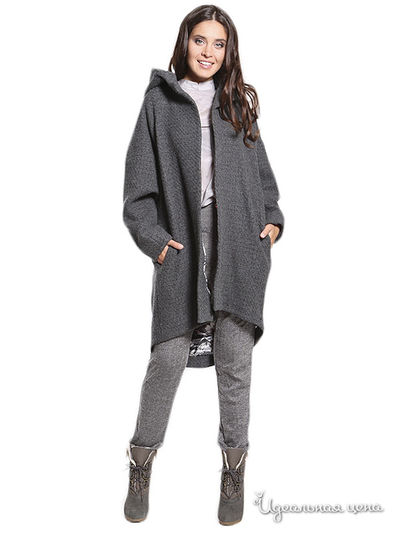 Пальто Com-Mix, цвет серый