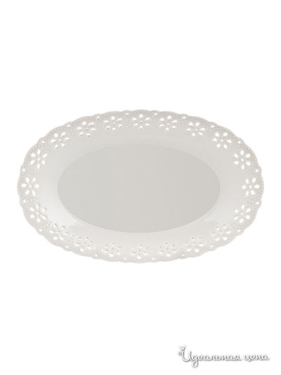 Блюдо Elff Ceramics, цвет белый, Диаметр 32 см