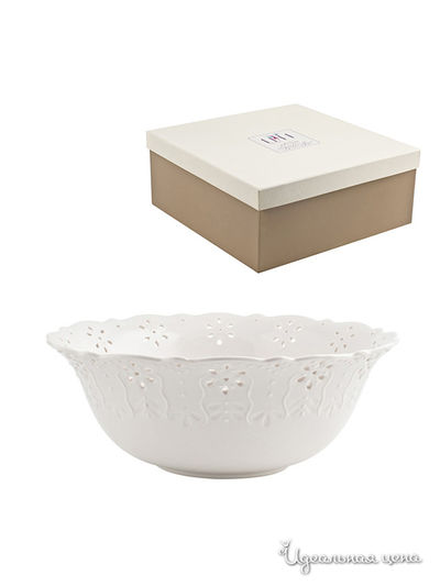 Салатник Elff Ceramics, цвет белый, Диаметр 26 см