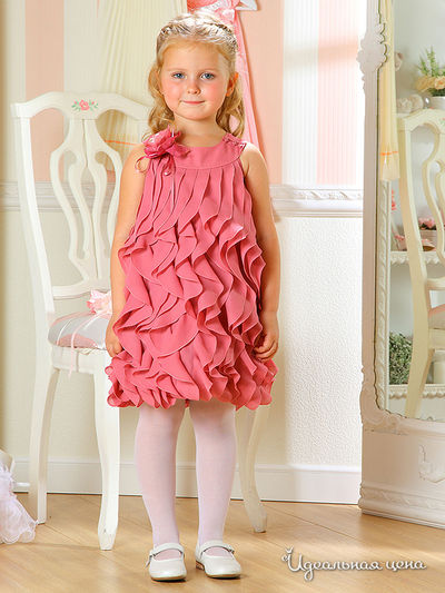 Платье Маленькая Леди, цвет коралловый