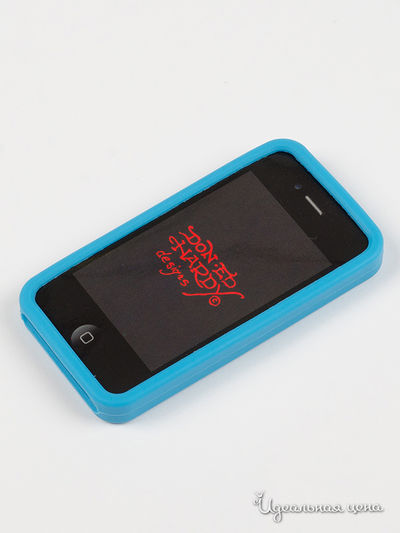 Чехол для IPHONE 4G, 4S Ed Hardy, цвет синий