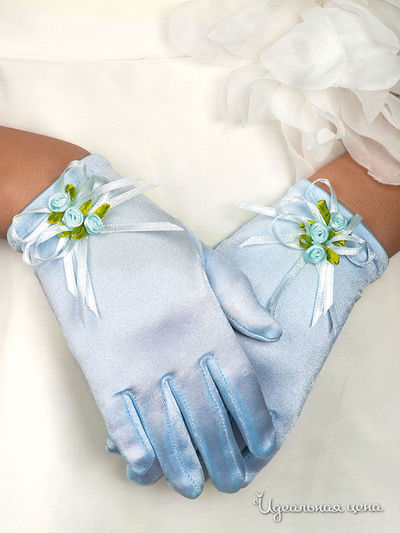 Перчатки Perlitta, цвет голубой