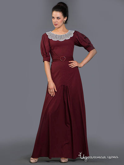 Платье Ksenia Knyazeva, цвет бордовый