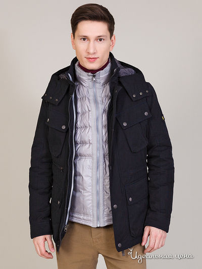 Куртка Tom Farr, цвет светло-серый, темно-синий