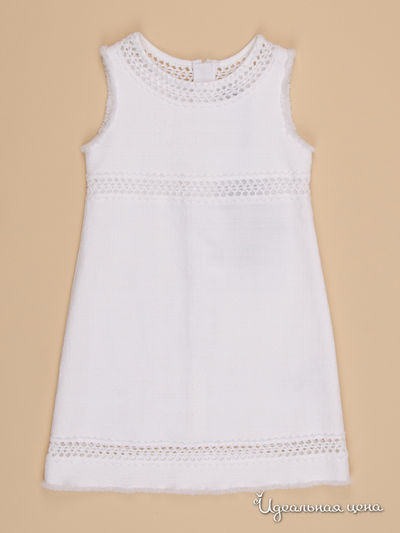 Платье Dolce & Gabbana Kids, цвет белый