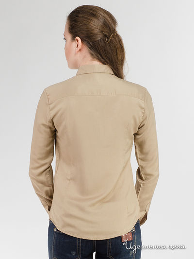 Рубашка Roberto Cavalli, цвет светло-коричневый