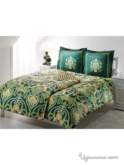 Комплект постельного белья Семейный TAC, цвет зеленый