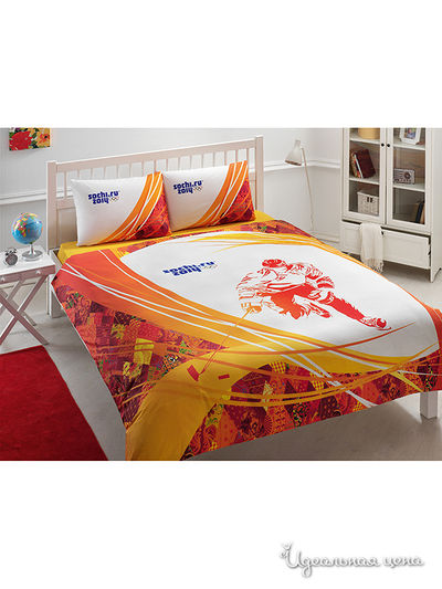 Комплект постельного белья 1,5 - спальный TAC, цвет оранжевый