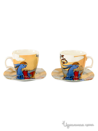 Чайный набор на 2 персоны Elff Decor, цвет мультиколор