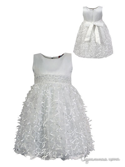 Платье M &amp; D для девочки, цвет белый