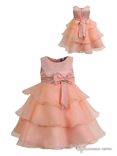 Платье M & D, цвет персиковый