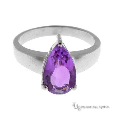 Кольцо Migura, цвет серебряный, фиолетовый