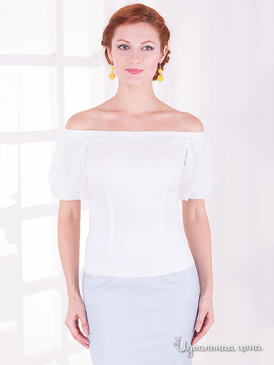 Блуза Tasha Martens, цвет белый