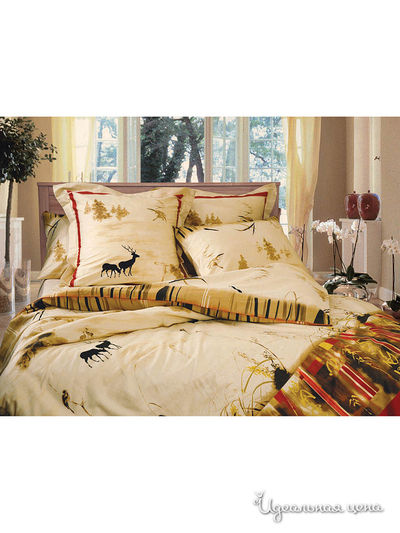 Комплект постельного белья 1,5- спальный Тет-а-Тет, цвет мультиколор