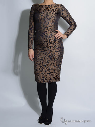 Платье Eva Milano, цвет коричневый