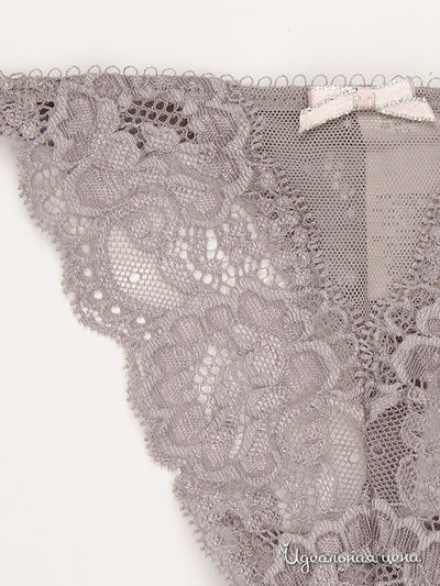 Трусы-стринги Victoria&#039;s Secret, цвет серый
