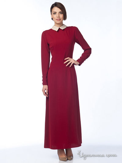 Платье Moda Atesi, цвет бордовый