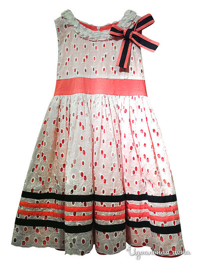 Платье Comusl для девочки, цвет розовый, белый
