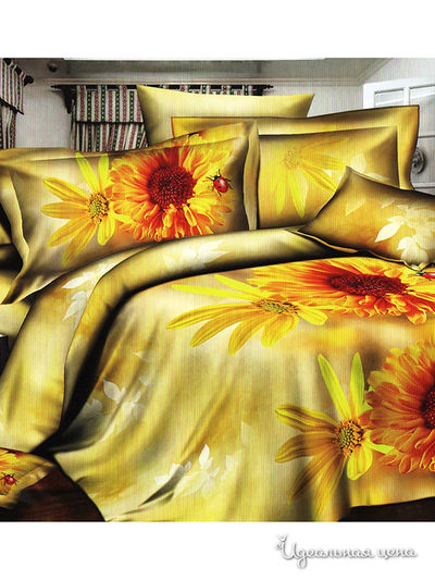Комплект постельного белья семейный 3D Dominanta, цвет мультиколор