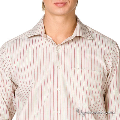 Сорочка Roberto Bruno мужская, цвет белый / бежевый
