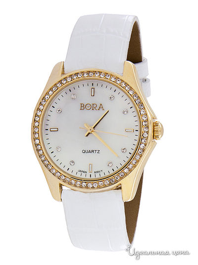 Часы наручные Bora, цвет белый