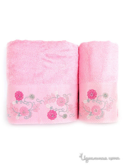Набор полотенец, 2 шт Fiesta Textile, цвет розовый