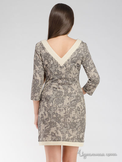 Платье Oncu, цвет бежевый, серый