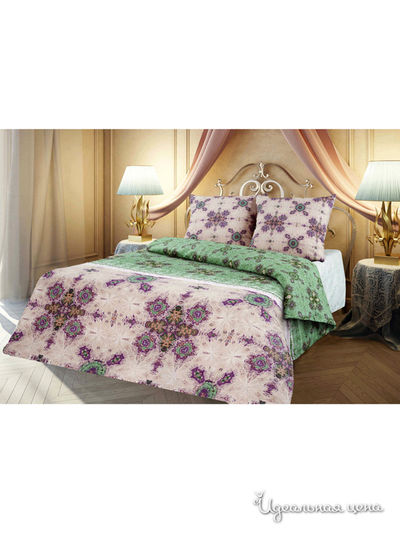 Комплект постельного белья 1,5 спальный Романтика, цвет Мультиколор