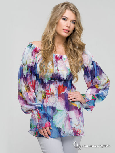 Блуза Gloss, цвет мультиколор