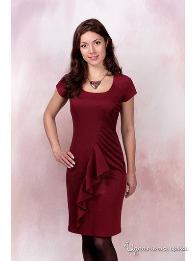 Платье Magic Style, цвет бордовый