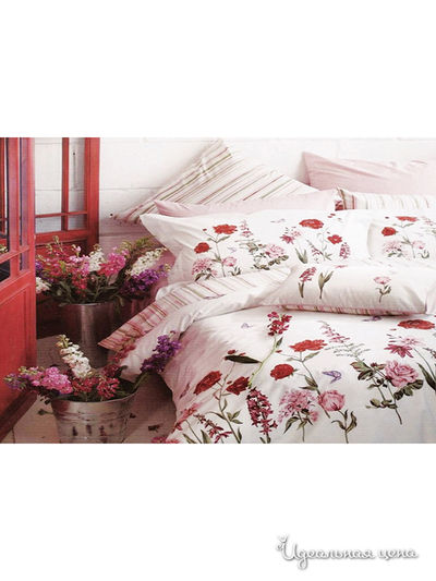 Комплект постельного белья 1,5-спальный Shinning Star &quot;Кордилена&quot;, цвет светло-розовый