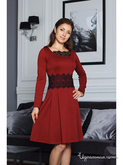 Платье Magic Style, цвет бордовый